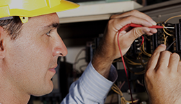 Electrical Contractor Working